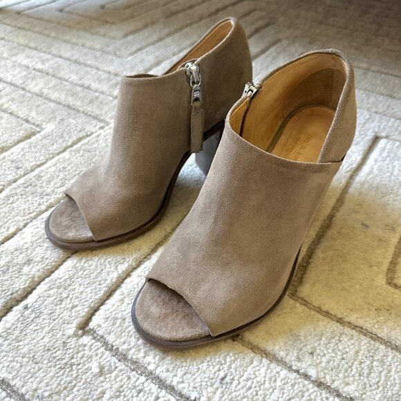 Rag & Bone Taupe Suede Shoes - Picture 6 of 12